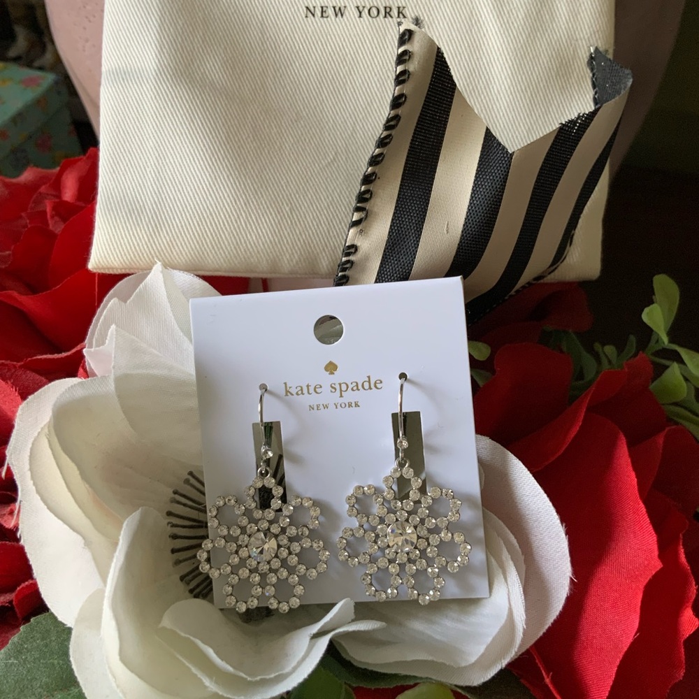 NWT kate spade snowflake ❄️ earrings